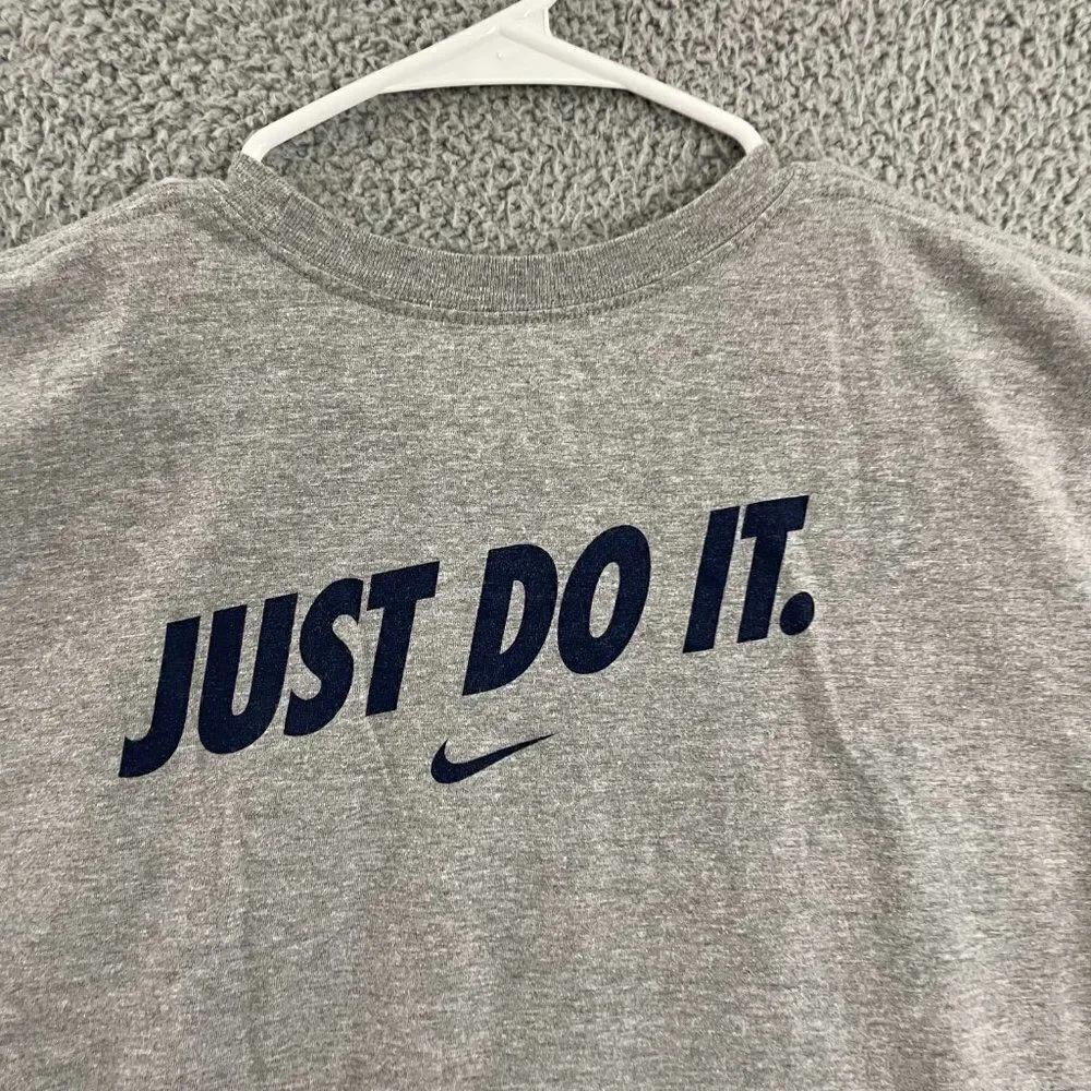 Nike Americas Best Officiating Shirt Men L Gray Basketball‎ Just Do IT Tee